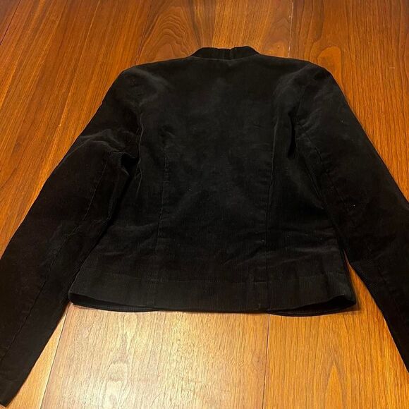 Black Corduroy Blazer Tailored Size Small Old Navy - Picture 2 of 8